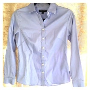 Banana Republic Non-Iron Fitted Shirt Light Blue